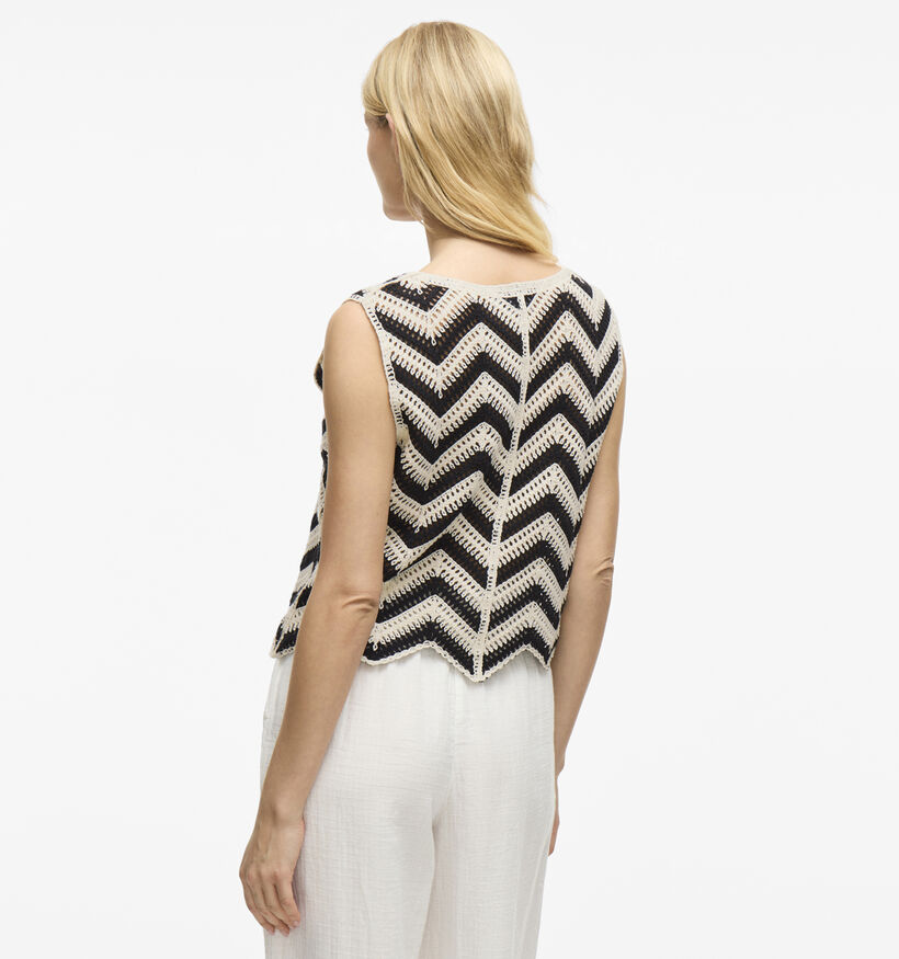 Vila Serilada Débardeur crochet en Noir pour femmes (357186)