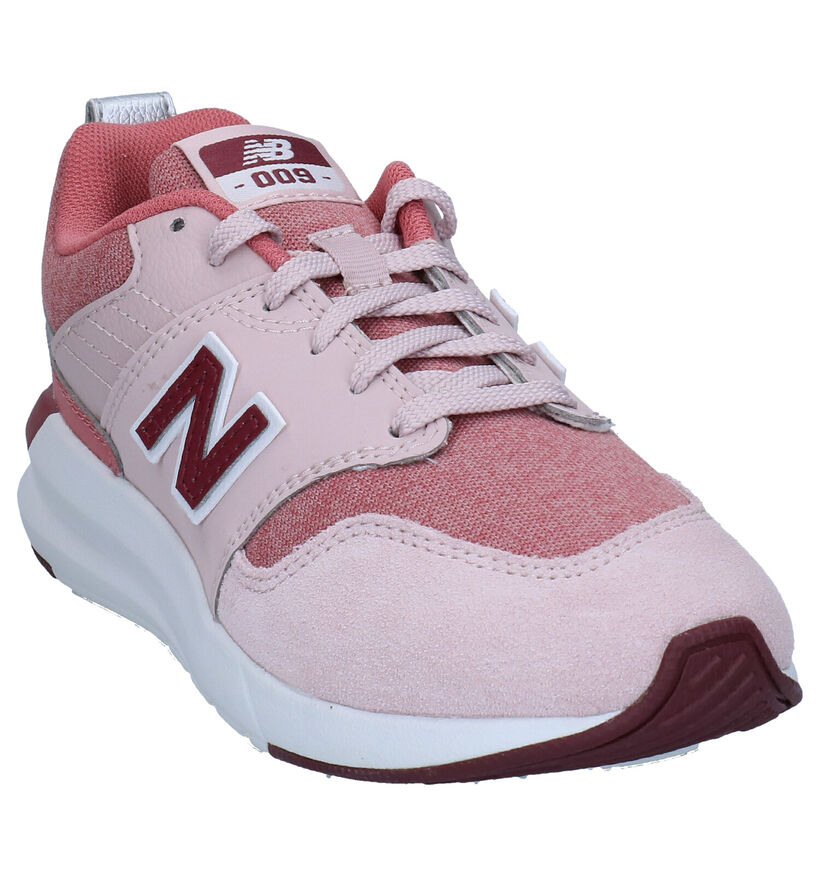 New Balance YS009 Roze Sneakers in kunstleer (276830)