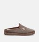 Hush Puppies Delis Pantoufles ouvertes en Taupe pour hommes (377919)