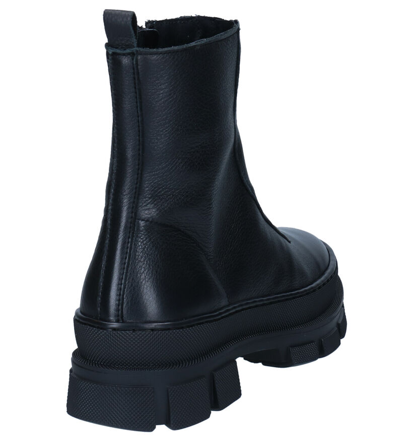 Tango Romy Welt Zwarte Boots voor dames (299276) - geschikt voor steunzolen