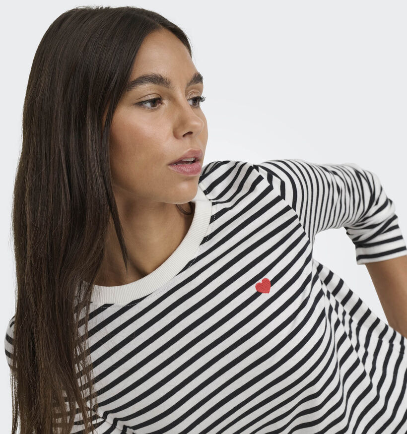 JDY Pisa Witte T-shirt met Lange Mouwen voor dames (382064)