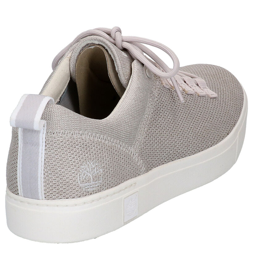 Timberland Flexiknit Lichtgrijze Sneakers in stof (267562)