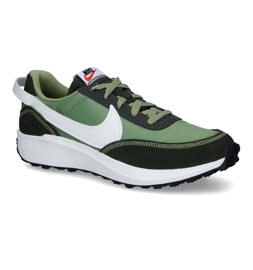 Nike Waffle Debut Baskets en Vert pour hommes (316506) - pour semelles orthopédiques