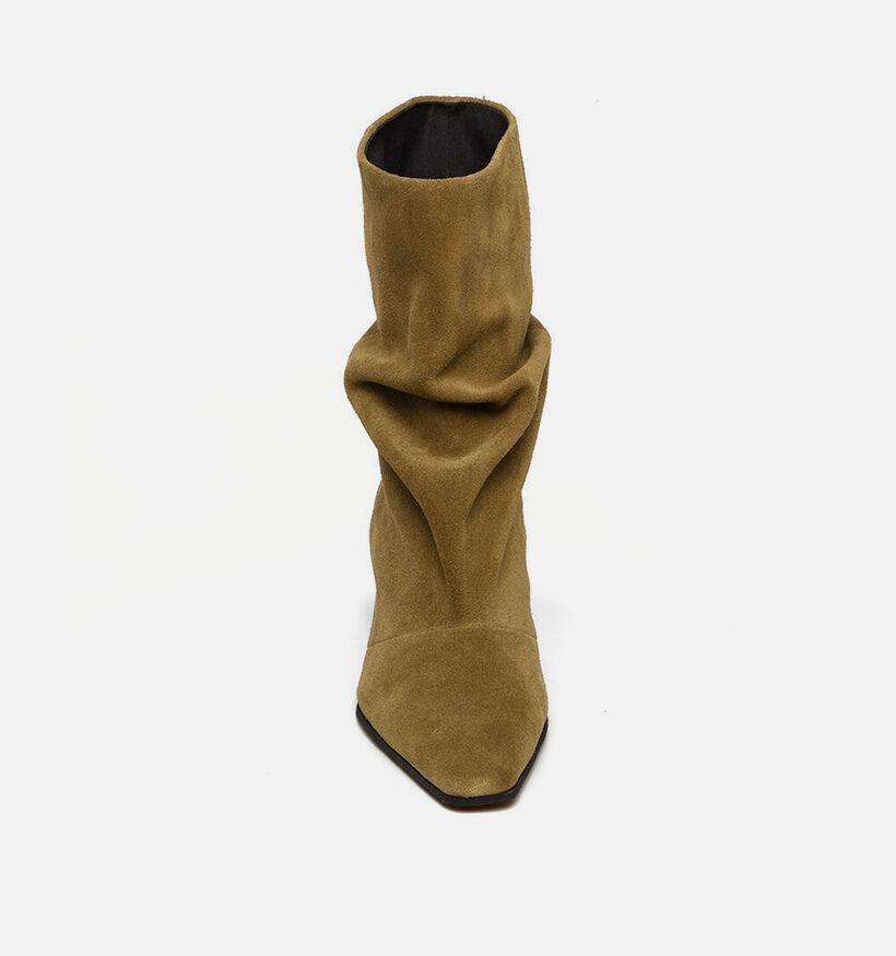 Steve Madden Vexa Bottines en Vert kaki pour femmes (378169)