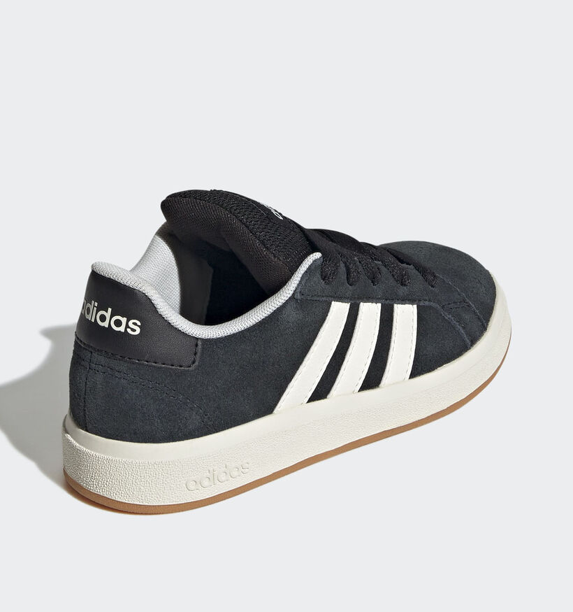 Adidas Grand Court 00s K Baskets basses en Noir pour gar&ccedil;ons (372631)