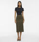 Vila Amira Donkergroene Midi-Rok voor dames (379745)