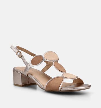 Marco Tozzi Sandales Blanc/Or