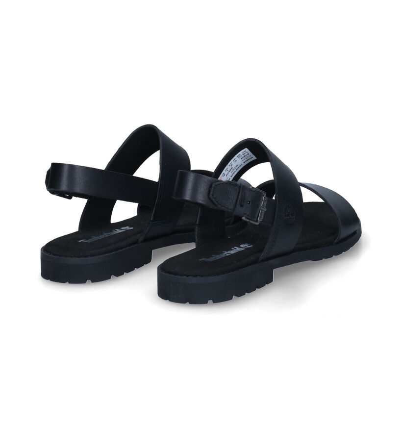 Timberland Chicago Riverside Zwarte Sandalen in leer (303760)