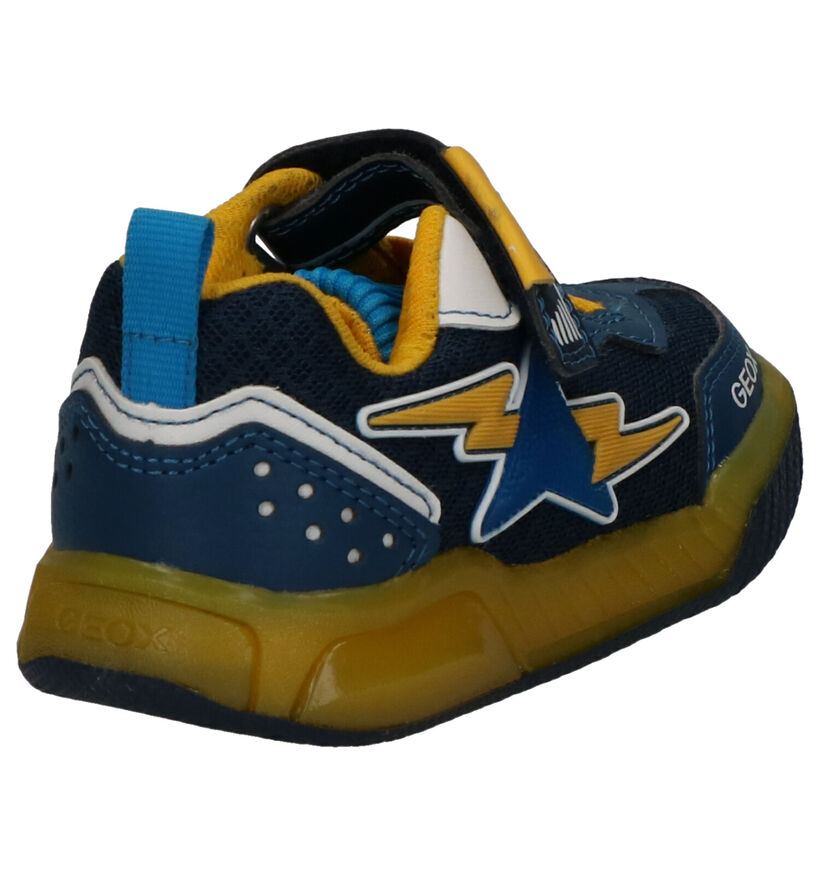 Geox Baskets en Bleu en cuir (265796)