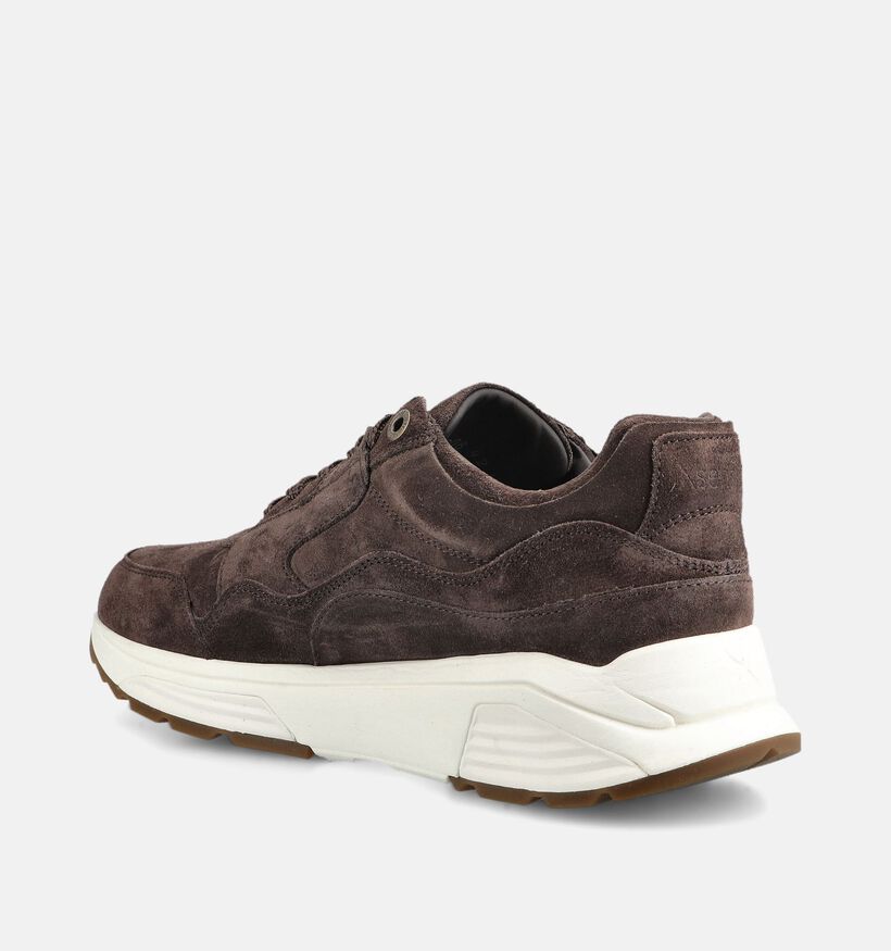 Xsensible Golden Gate Donkerbruine Sneakers voor heren (379244) - geschikt voor steunzolen