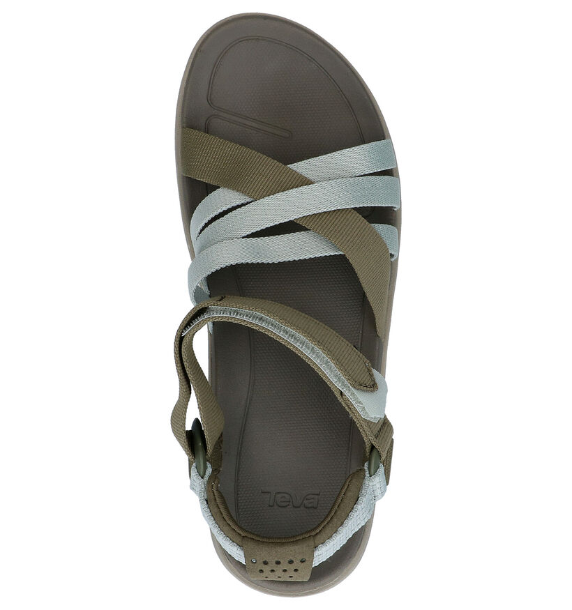 Teva Sanborn Kaki Sandalen in stof (270613)