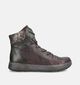 Think! Comoda Bordeaux Boots met Veter en Rits voor dames (381349)