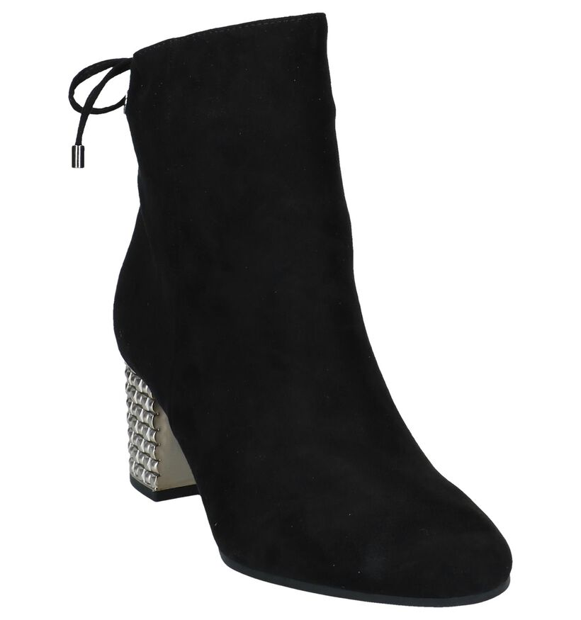 Tamaris Bottillons à talons en Bordeaux en textile (226723)