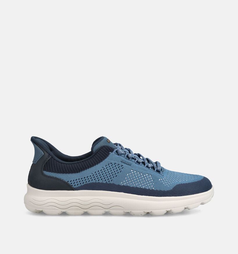 Geox Spherica Blauwe Lage Slip-on Sneakers voor heren (368016) - geschikt voor steunzolen