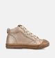 STONES and BONES Maki Gouden Babyschoenen met Veter en Rits voor meisjes (378252) - geschikt voor steunzolen