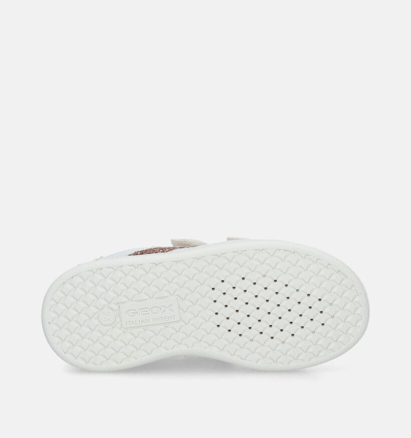 Geox Eclyper Baskets en Blanc pour filles (335794) - pour semelles orthopédiques