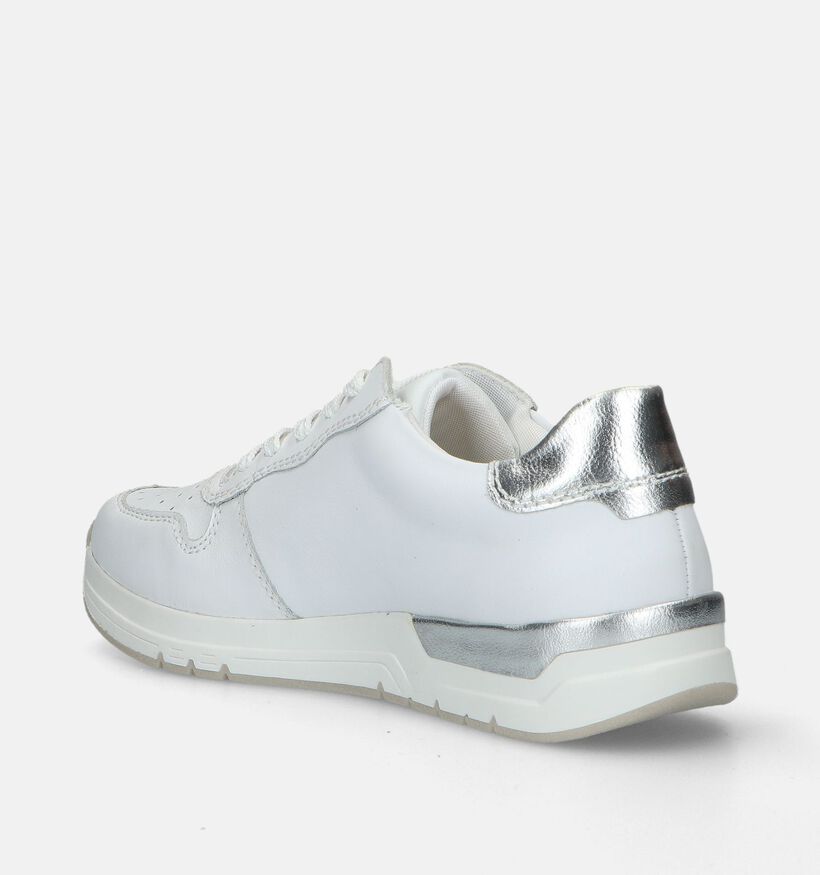 Rieker Witte Sneakers voor dames (335518) - geschikt voor steunzolen