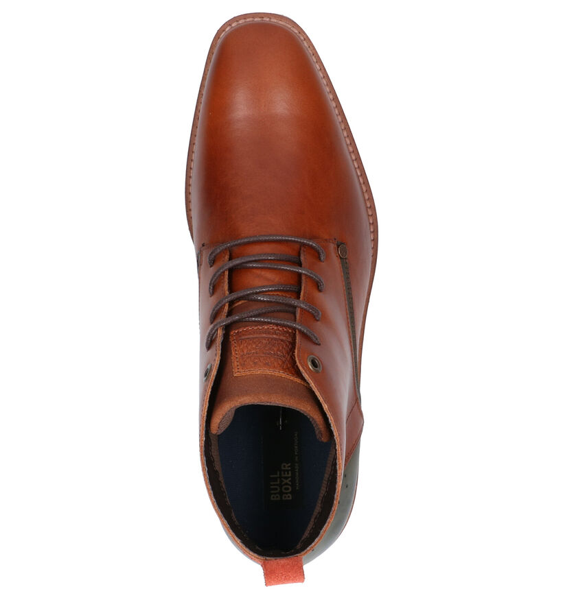 Bullboxer Bottines en Cognac en cuir (260613)