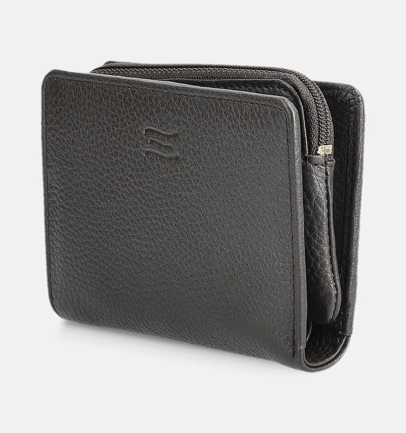 Crinkles Bruine Portemonnee met Rits voor dames (381774)