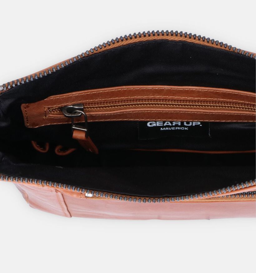 Maverick Sac porté croisé en Cognac pour hommes (359910)