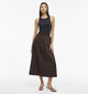 Vila Sophie Ankle Skirt Jupe mi-longue en Marron pour femmes (378436)
