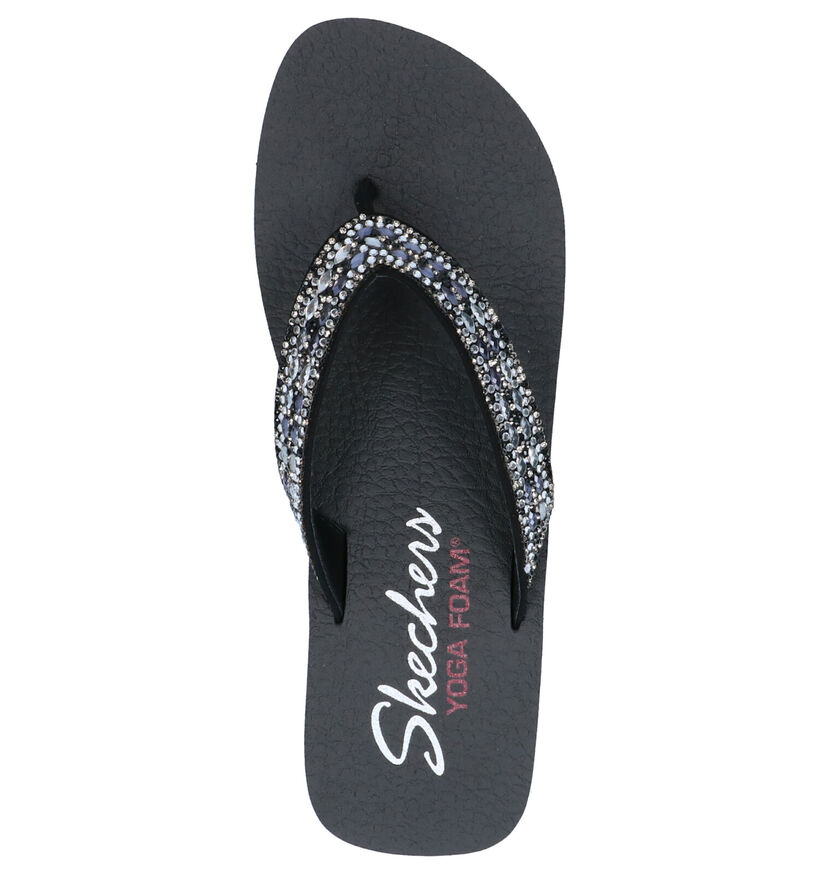 Skechers Vinyasa Blauwe Teenslippers in kunststof (290292)