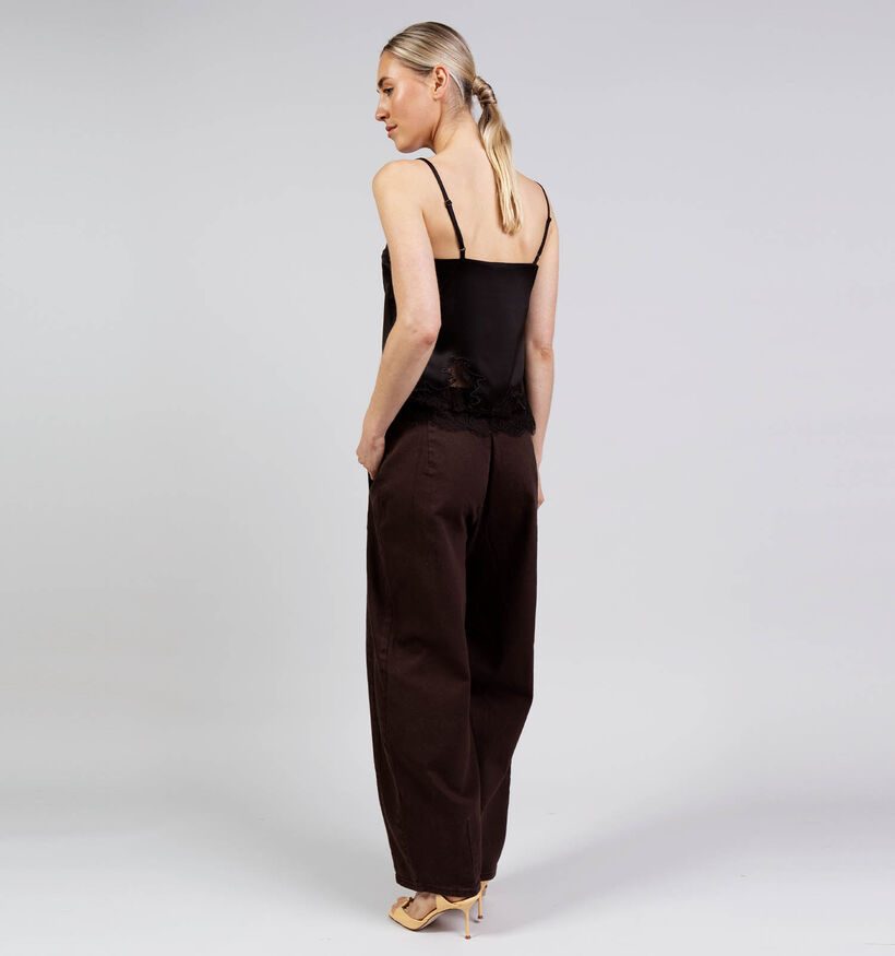 Vero Moda Ginny Bottom Lace Donkerbruin Topje voor dames (380522)