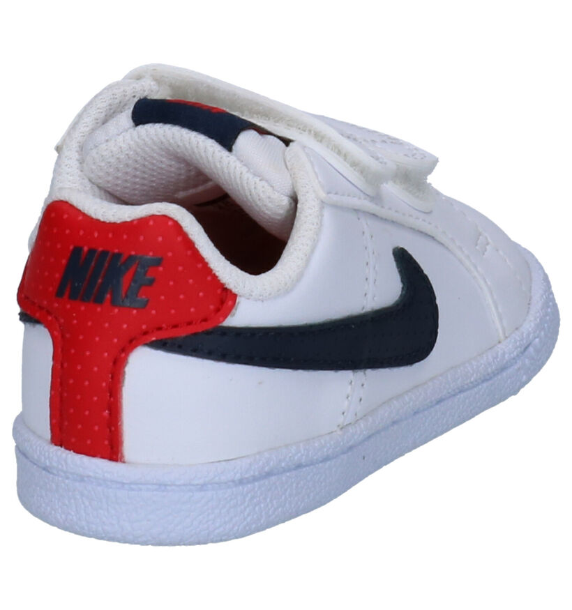 Nike Court Royale Witte Sneakers in kunstleer (254055)