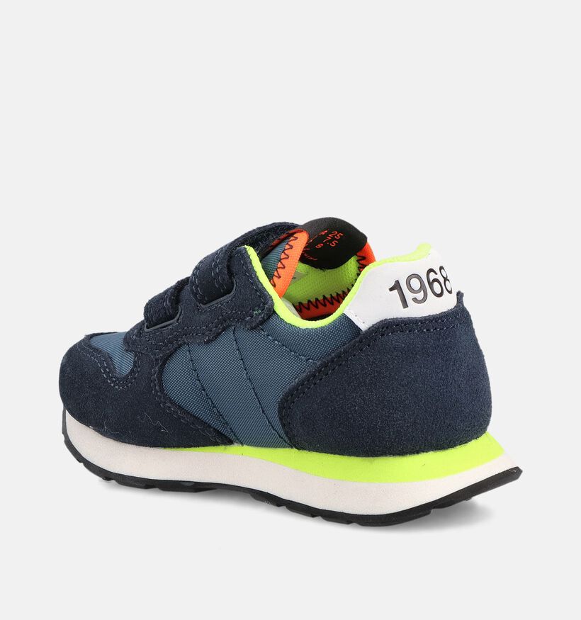 Sun68 Tom Blauwe Lage Sneakers voor meisjes, jongens (369059) - geschikt voor steunzolen