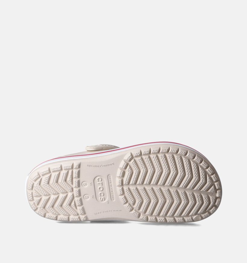 Crocs Crocband Clog Claquettes en Beige pour femmes (356293)