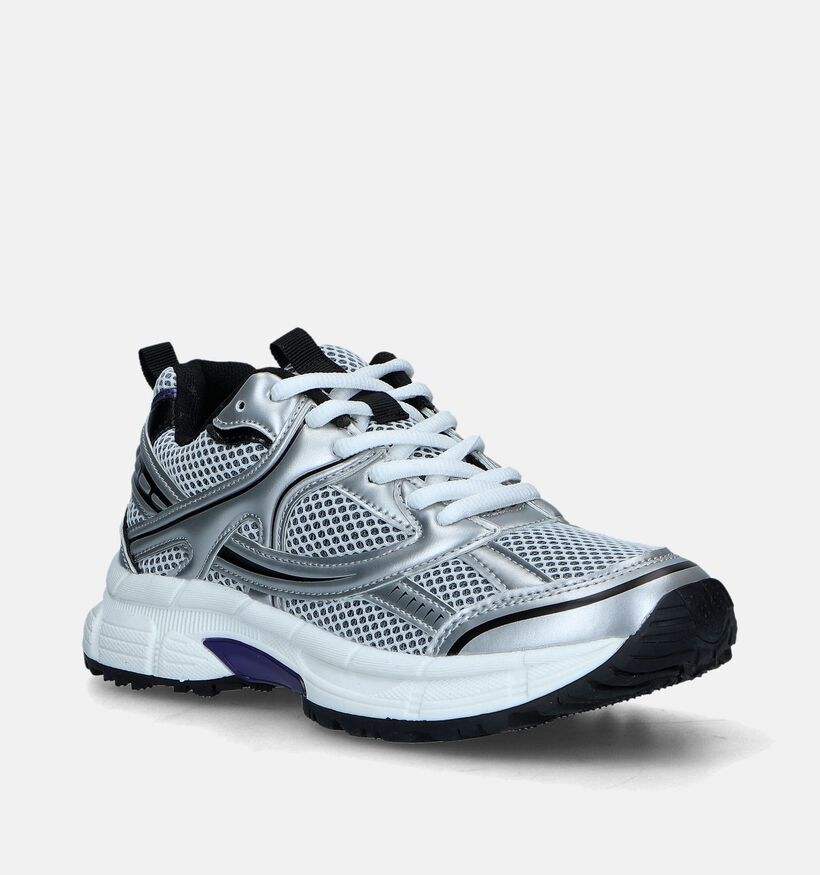 Shoecolate Zilveren Sneakers voor dames (355800)