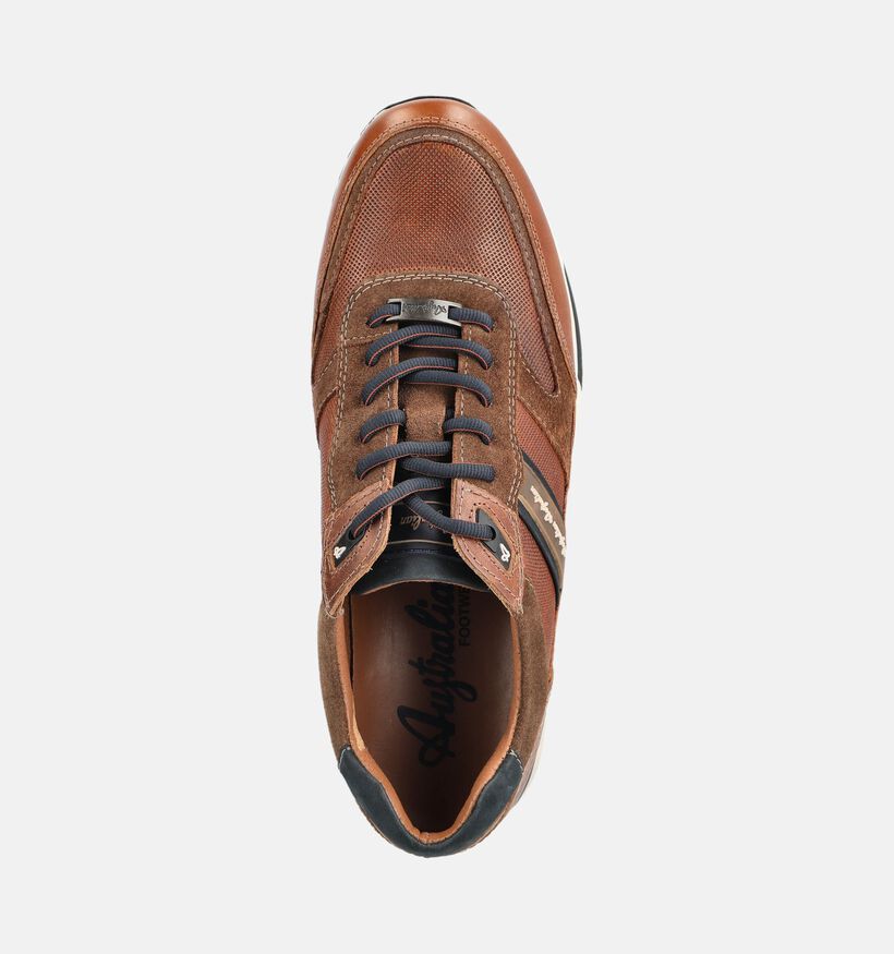 Australian Filmon Chaussures plates en Cognac pour hommes (377106) - pour semelles orthop&eacute;diques