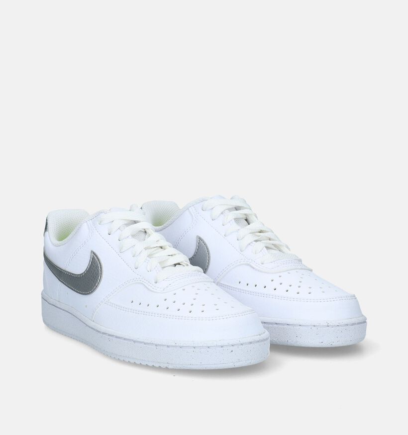 Nike Court Vision Low Next Nature Baskets en Blanc pour femmes (332411)