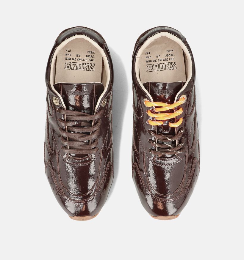 Bronx Bruine Sneakers voor dames (364165)