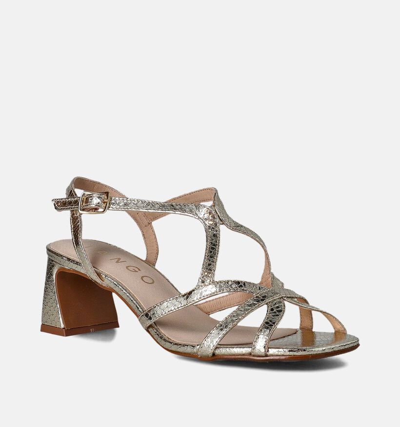 Tango Katya 6 Sandales à talons en Or pour femmes (362960)