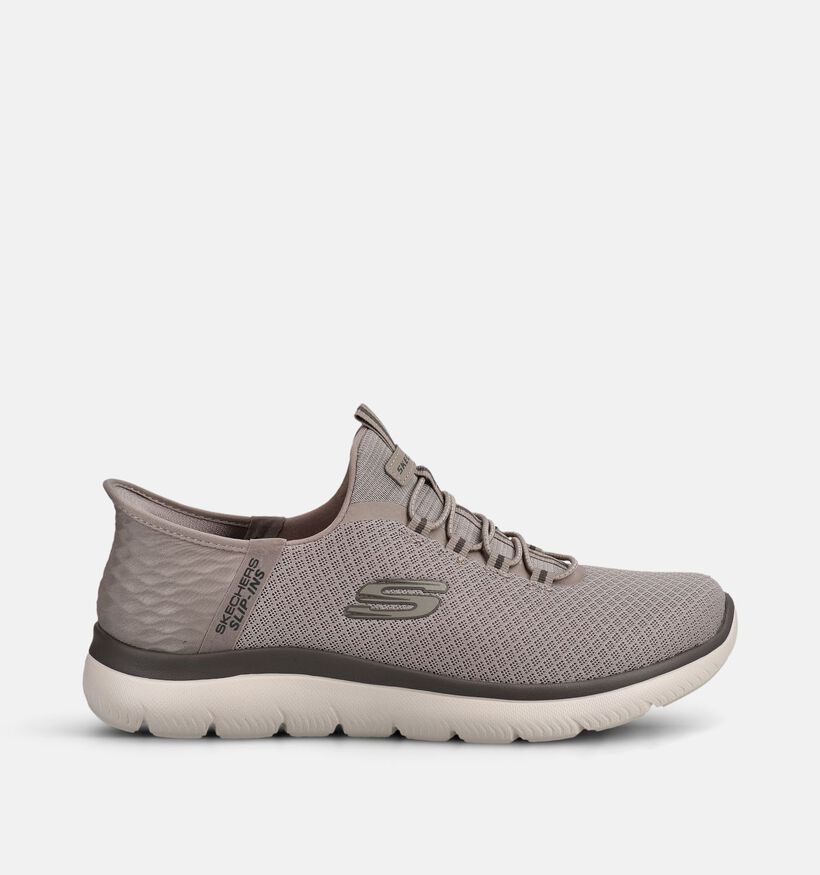 Skechers Summit High Range Slip-ons en Taupe pour hommes (375640)