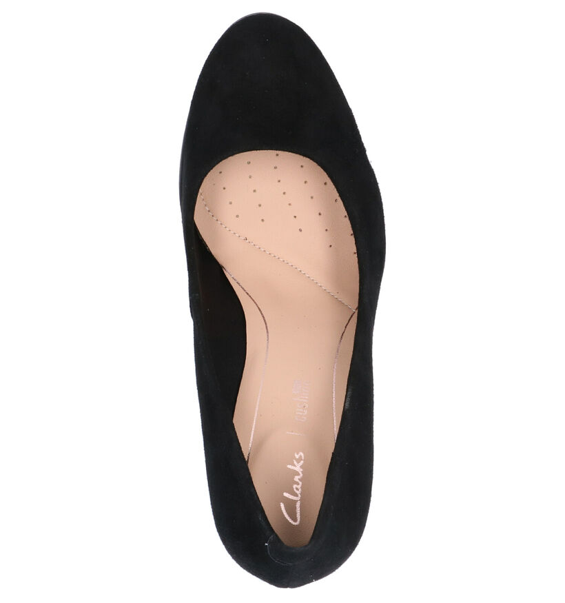 Clarks Kaylin Cara Escarpins en Noir en daim (256175)