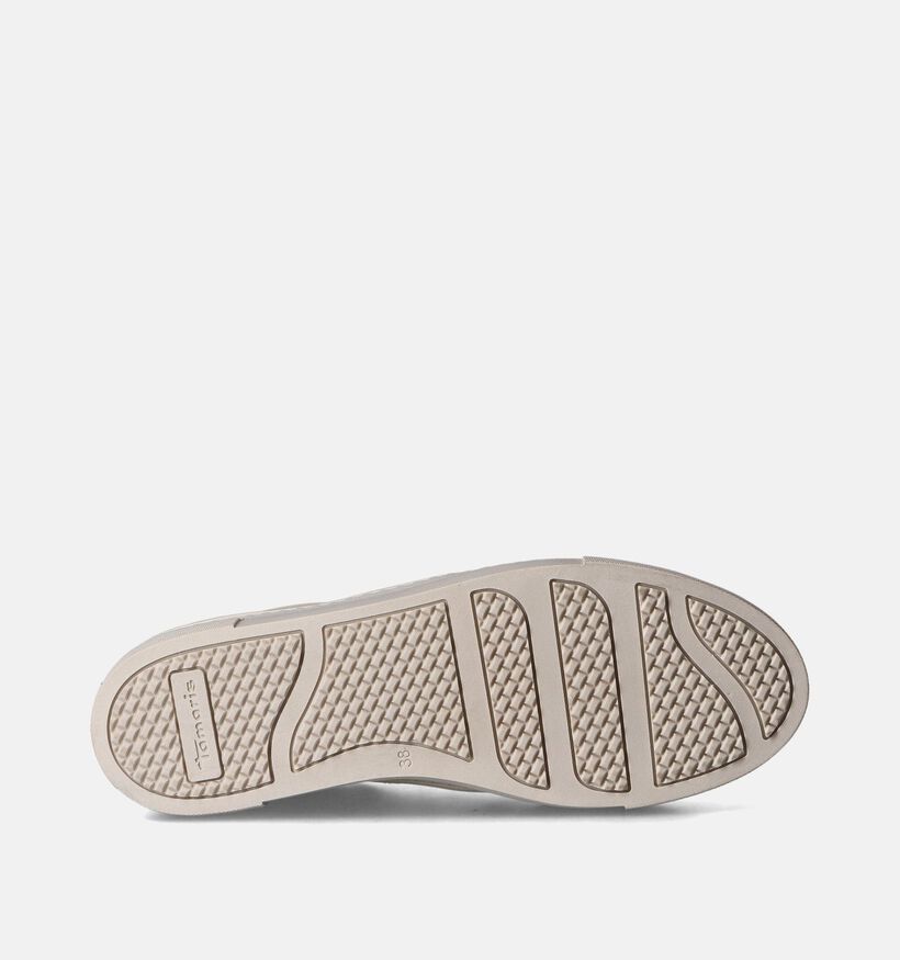 Tamaris Beige Sneakers voor dames (351520) - geschikt voor steunzolen