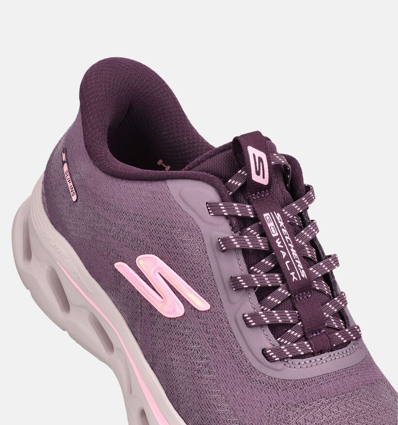 Skechers Go Walk Bordeaux Sneakers voor dames (375594) - geschikt voor steunzolen