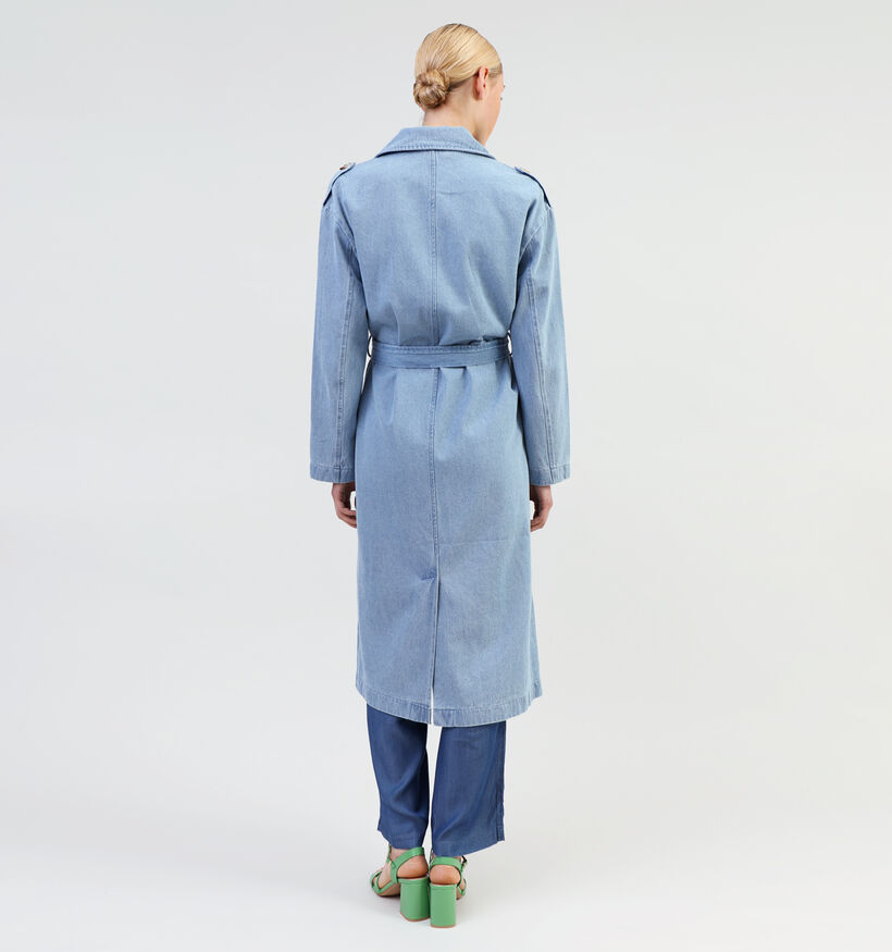 Vila Ci Trenchcoat en jeans en Bleu pour femmes (337655)