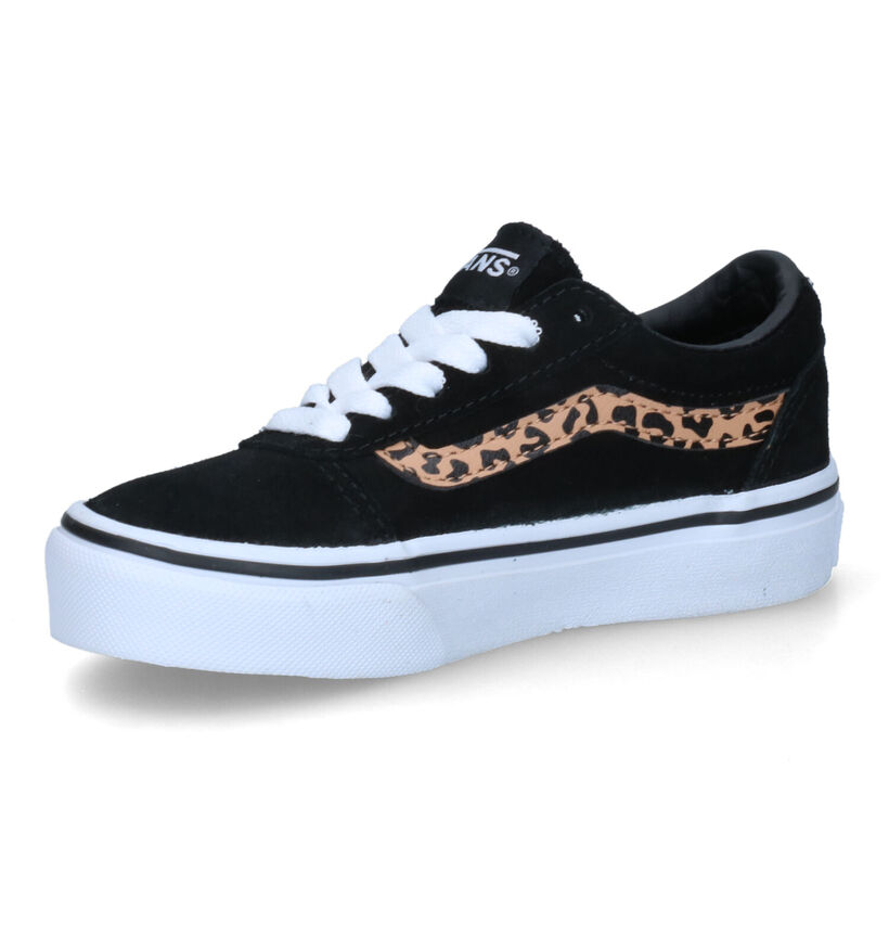 Vans Ward Zwarte Sneakers voor meisjes (343930)