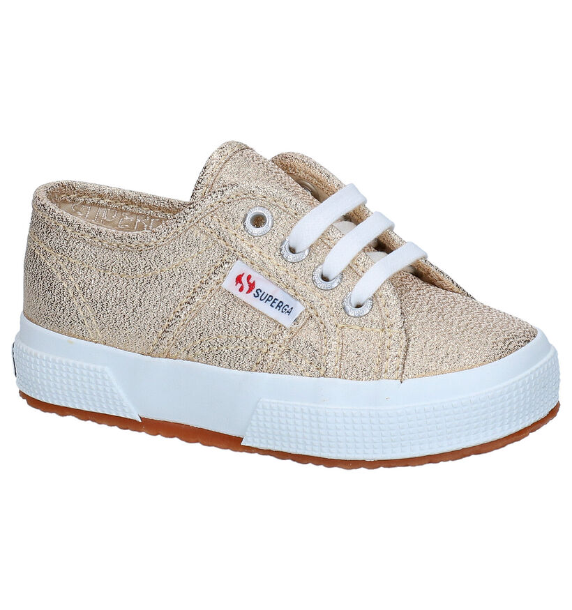 Superga Gouden Sneakers in stof (284315)