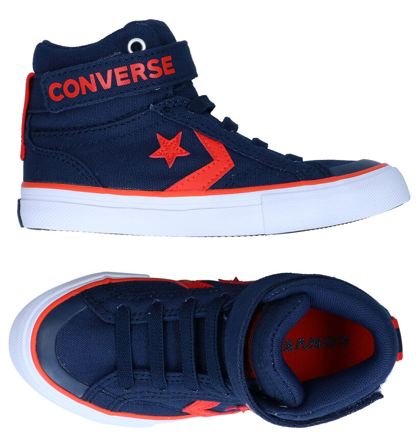 Converse Pro Blaze Baskets en Gris pour garçons (290956) - pour semelles orthopédiques