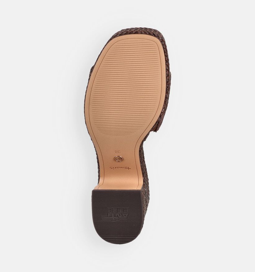 Tamaris Bruine Slippers met hak voor dames (371721)
