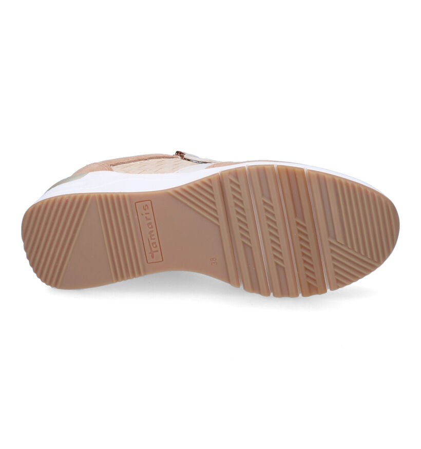 Tamaris Baskets casual en Beige foncé pour femmes (306318) - pour semelles orthopédiques