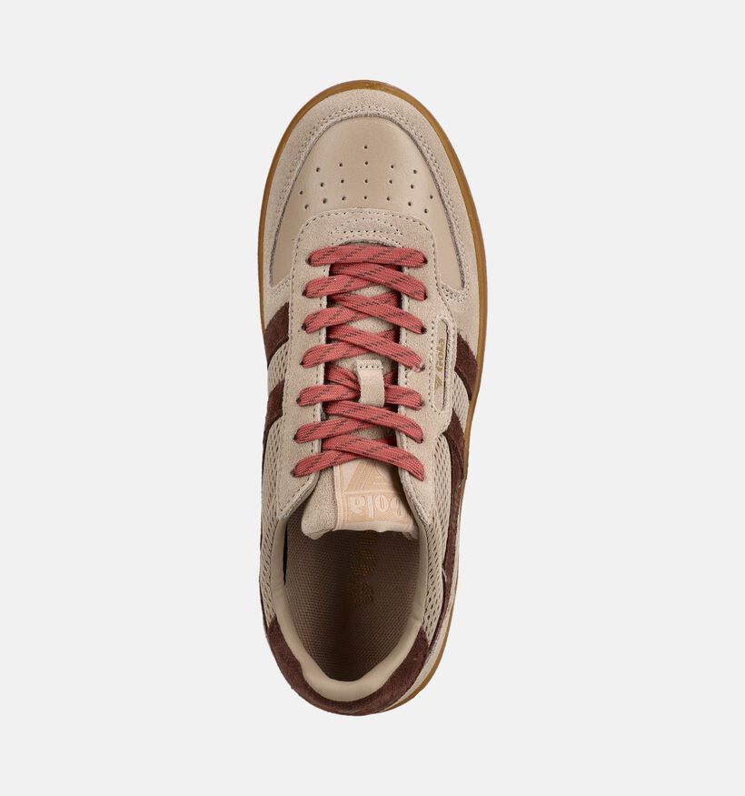 Gola Hawk Taupe Sneakers voor dames (377144) - geschikt voor steunzolen