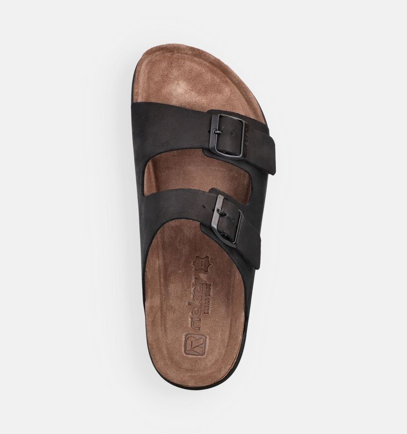 Rieker Zwarte Slippers voor heren (370496)