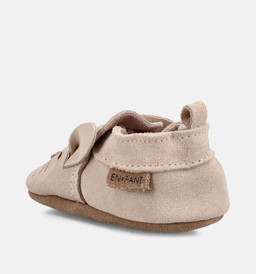 En Fant Bunny Pantoufles en Beige pour filles, gar&ccedil;ons (379547)