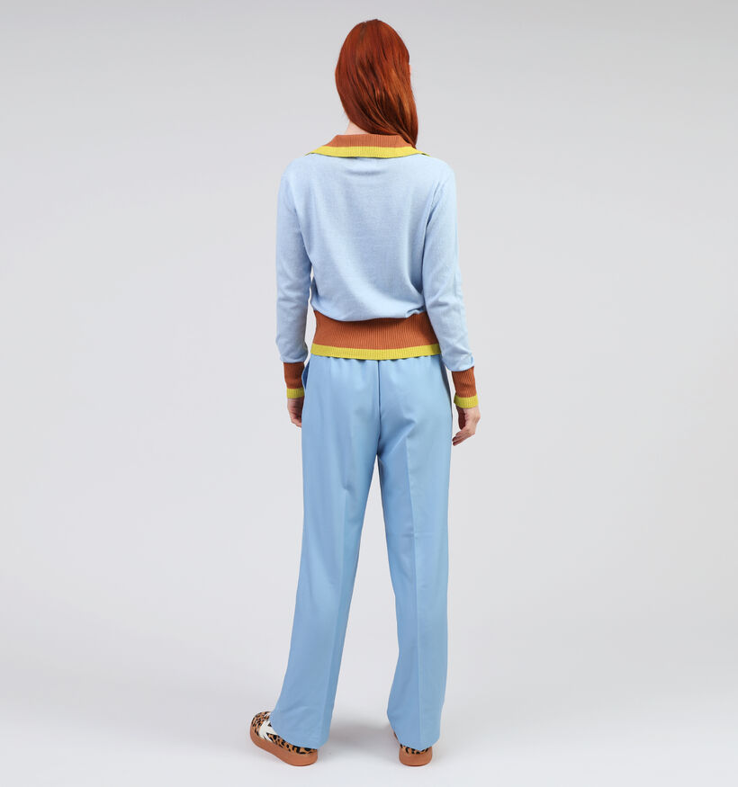 Laurent David Blauwe Polo Trui voor dames (361049)