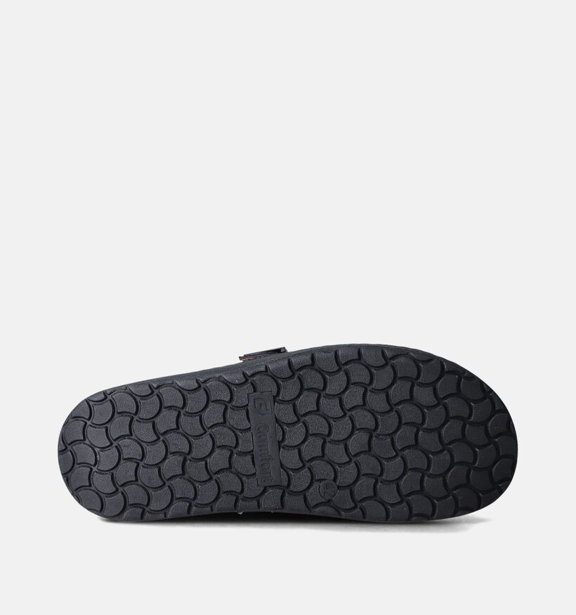 G-Comfort Zwarte Pantoffels voor Steunzolen voor heren (356036) - geschikt voor steunzolen